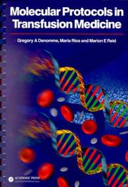 Cover of: Molecular Protocols in Transfusion Medicine