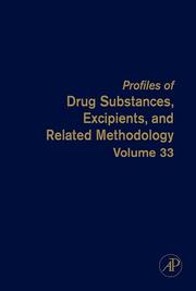 Cover of: Profiles of Drug Substances, Excipients and Related Methodology, Volume 33 (Profiles of Drug Substances, Excipients, and Related Methodology) (Profiles ... Excipients, and Related Methodology)
