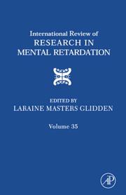 Cover of: International Review of Research in Mental Retardation, Volume 35 (International Review of Research in Mental Retardation) (International Review of Research in Mental Retardation)