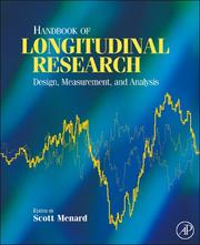 Cover of: Handbook of Longitudinal Research by Scott Menard