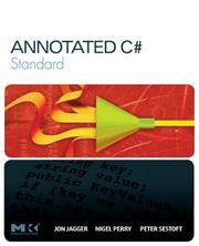 Cover of: C# Annotated Standard by Jon Jagger, Nigel Perry, Peter Sestoft, Jon Jagger, Nigel Perry, Peter Sestoft