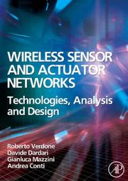 Cover of: Wireless Sensor and Actuator Networks: Technologies, Analysis and Design