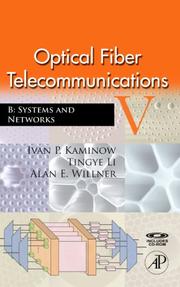 Cover of: Optical Fiber Telecommunications V B, Fifth Edition by Ivan P. Kaminow, Tingye Li, Alan E. Willner