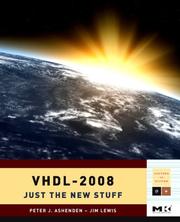 Cover of: VHDL 2008 by Peter J. Ashenden, Jim Lewis