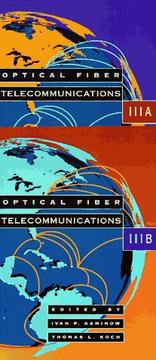 Cover of: Optical Fiber Telecommunications III, Volume A-B