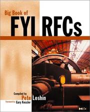 Cover of: Big Book of FYI RFCs by Pete Loshin