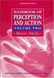 Cover of: Handbook of Perception and Action: Motor Skills (Handbook of Perception & Action)