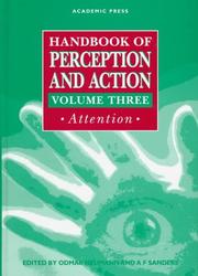 Cover of: Handbook of Perception and Action by 