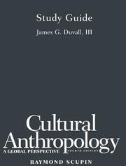 Cover of: Cultural Anthropology: A Global Prespective