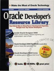 Cover of: Oracle Developer's Resource Library