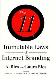 Cover of: The 11 Immutable Laws of Internet Branding by Al Ries, Laura Ries, Al Ries, Laura Ries