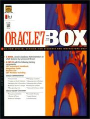 Cover of: Oracle 7 Administration in a Box