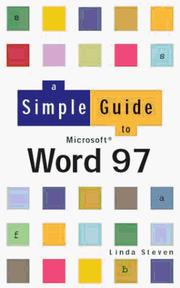 Cover of: A Simple Guide to Word 97 (Simple Guide)