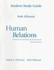 Cover of: Human Relations by Beth Silhanek, David A. DeCenzo
