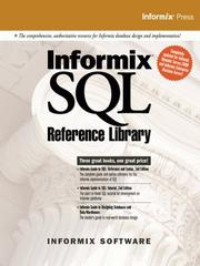 Cover of: Informix SQL Reference Library