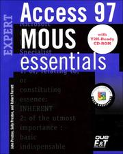 Cover of: Mous Essentials Access 97 Expert, Y2K Ready