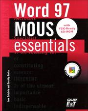 Cover of: MOUS Essentials: Word 97 Proficient, Y2K Ready
