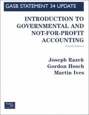 Cover of: G A S B Government Accounting Standards Board: Introduction to Governmental and Not-For-Profit Accounting