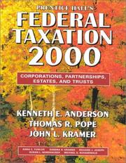 Cover of: Prentice Hall's Federal Taxation, 2000: Corporations, Partnerships, Estates and Trusts