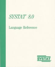 Cover of: Systat 8.0 for Windows: Language Reference