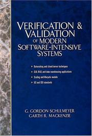 Cover of: Verification and Validation of Modern Software-Intensive Systems