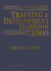 Cover of: Training & Development Yearbook 2000 (Training and Development Yearbook) | Carolyn Nilson
