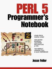 Cover of: Perl 5 Programmer's Notebook by Jesse Feiler