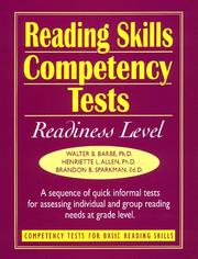 Reading Skills Competency Tests by Henriette L Allen, Walter B. Barbe, Henriette L. Allen, Brandon B. Sparkman, Wiley C. Thornton