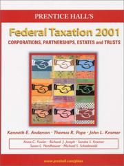 Cover of: PH Fed Tax 01: Corp.  Student