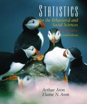 Cover of: Statistics for the Behavioral and Social Sciences (2nd Edition)
