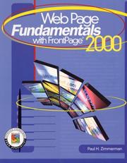 Cover of: WebPage Fundamentals with FrontPage 2000