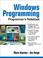 Cover of: Windows Programming Programmer's Notebook