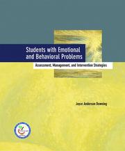 Cover of: Students with Emotional and Behavioral Problems by Joyce Anderson Downing