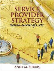 Cover of: Service Provider Strategy: Proven Secrets for xSPs