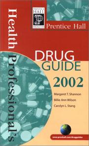 Cover of Health professionals drug guide 2002