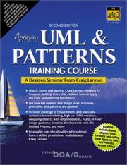 Cover of: Applying UML and Patterns Training Course: A Desktop Seminar from Craig Larman (2nd Edition)