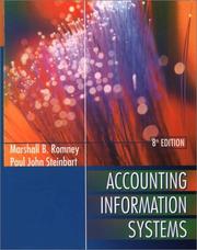 Cover of: Accounting Information Systems and EBiz Guide to Accounting Package (8th Edition) by Marshall B. Romney, Paul John Steinbart