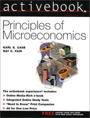 Cover of: Activebook Version 1.0  Principles of Microeconomics by Karl E. Case, Ray C. Fair