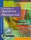 Cover of: Operations Management and CD-ROM and Additional Problems and Exercises Package, Sixth Edition