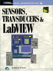 Cover of: Sensors Transducers Labview by B. E. Paton