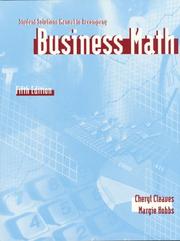 Cover of: Student Solutions Manual to Accompany Business Math