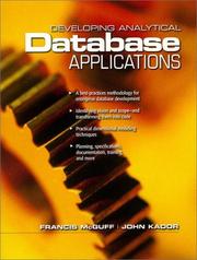 Cover of: Developing Analytical Database Applications