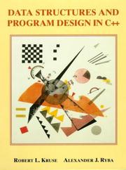Cover of: Kruse:Data Strc Prog Des C++ by 