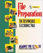 Cover of: File Preparation: The Responsible Electronic Page and Student CD Package