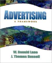 Cover of: Advertising: A Framework