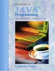 Cover of: Introduction to Java Programming with Microsoft Visual J++ 6.0