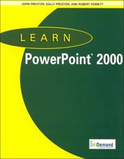 Cover of: Learn PowerPoint 2000 & Learn on Demand Personal Navigator and CD-ROM