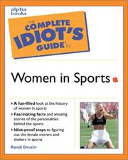 Cover of: The Complete Idiot's Guide to Women in Sports by Randi Druzin, Randi Druzin