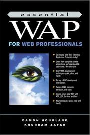 Cover of: Essential WAP for Web Professionals