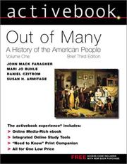 Cover of: Activebook for Out of Many: A History of the American People, Volume I (3rd Edition)
